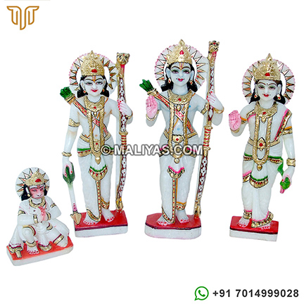 Ram Darbar Statue from Spotless White Marble