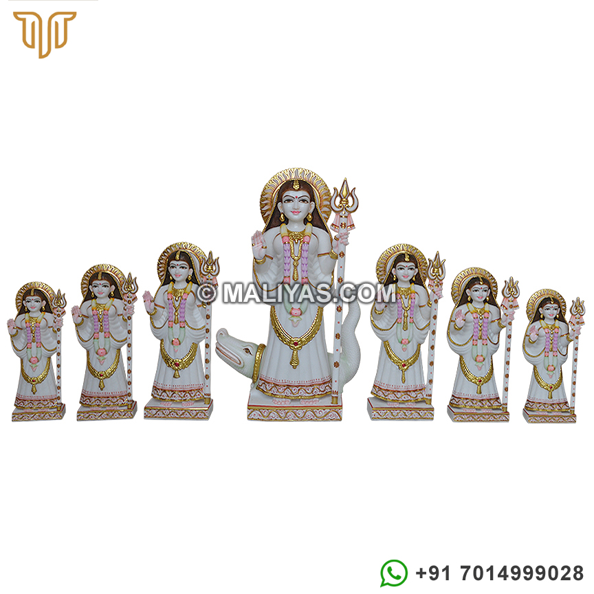 Seven Sister Khodiyar Maa Statues