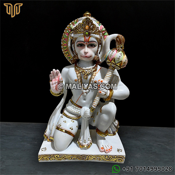 Artificial Marble Hanuman Murti
