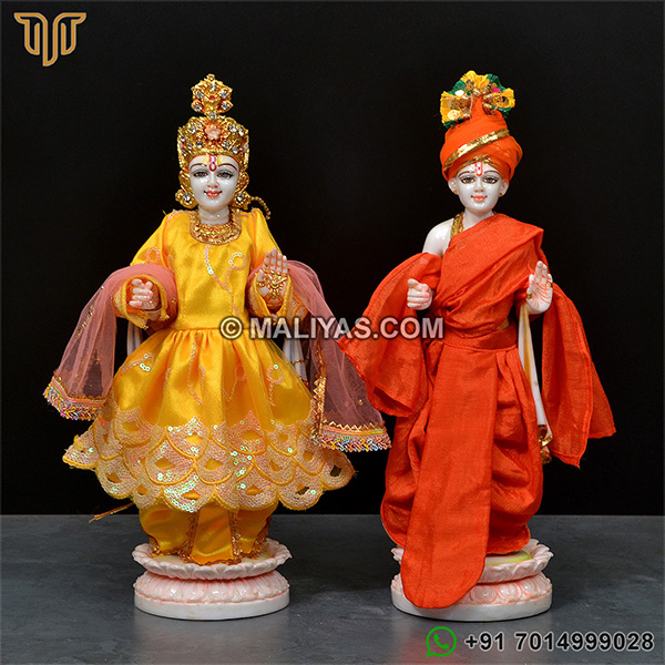 Artificial Marble Swaminarayan gunatit Maharaj Murtis