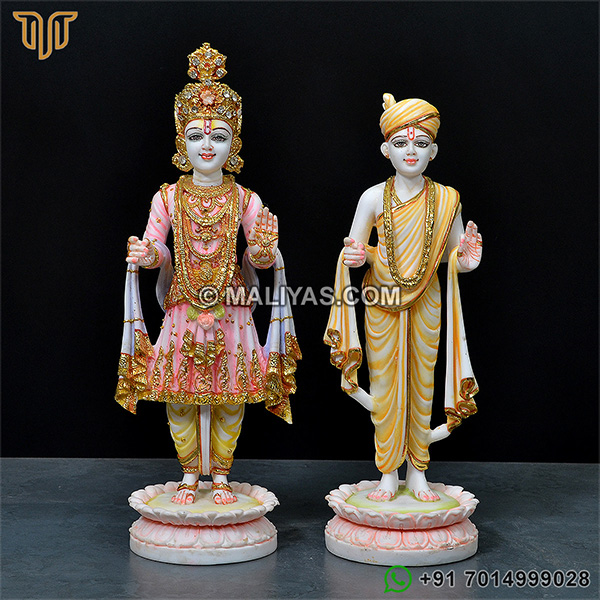 Artificial Marble Swaminarayan gunatit Maharaj Statue