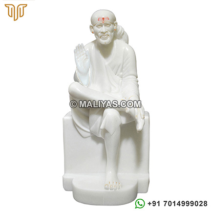 Beautiful Blessing Sai Baba Statue