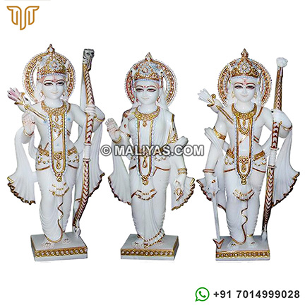 Beautiful Family of Lord Ram Darbar Murthi