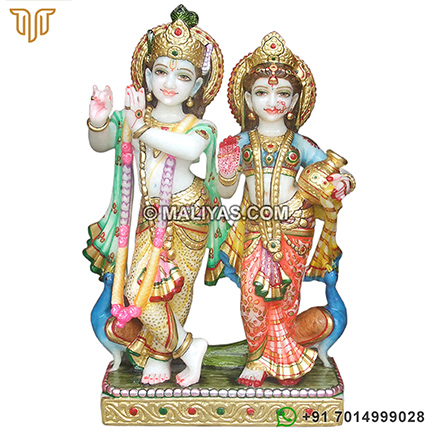 Beautiful Lord Radha Krishna Statue