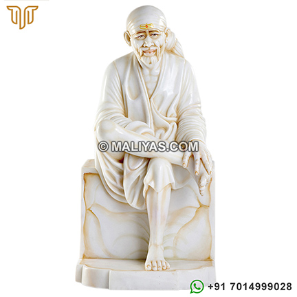 Beautiful Sai Baba Murthi in Marble