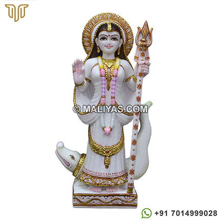 Exclusively Designed Marble Khodiyar Mata Statue