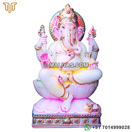 Exquisite Ganesha Statue from makrana marble