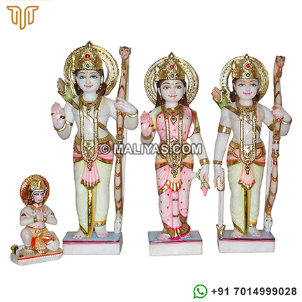 Exquisite Ram Darbar Statue from marble