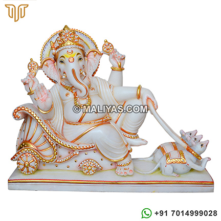 Ganesha Sitting on Chariot
