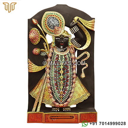 Handmade Shrinathji Statue from Marble