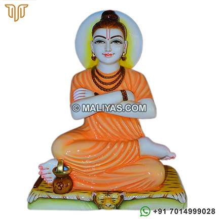 Handmade Sripada srivallabha statue from Marble