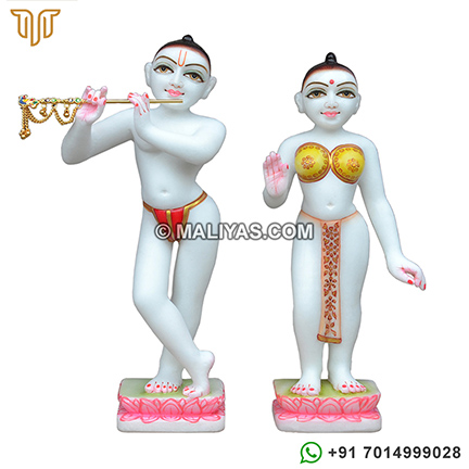 Iskcon Radha Krishna Marble Moorti