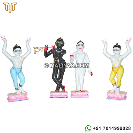 Iskcon Radha Krishna with gaura nitai Deities