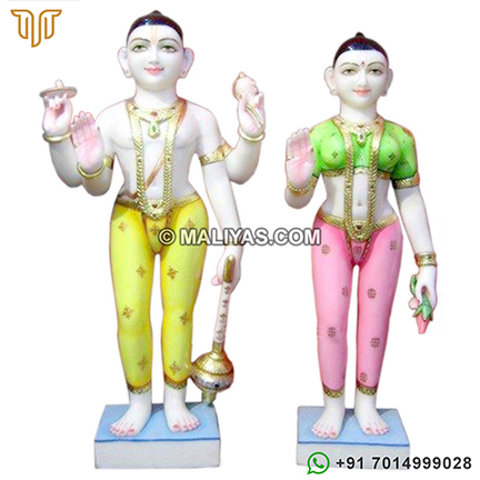 Iskcon Vishnu Laxmi Statue