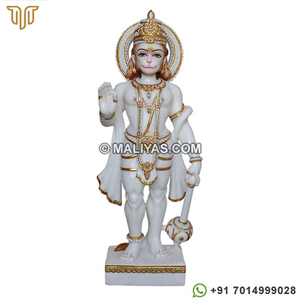 Lord Hanuman ji giving his blessings in Standing Posture