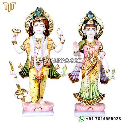 Lord Laxmi Narayan from Marble Stone