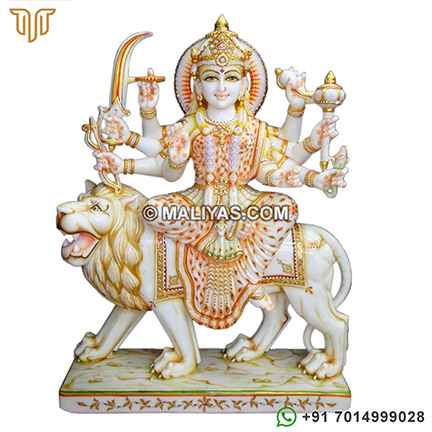 Makrana Marble Durga Maa Murti