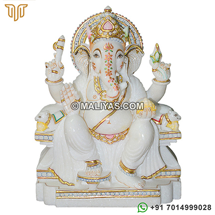 Makrana Marble Ganesh Moorti