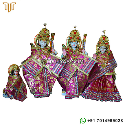 Manufacturer of Ram Darbar Marble Moorti