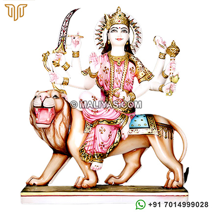 Marble Durga Statue