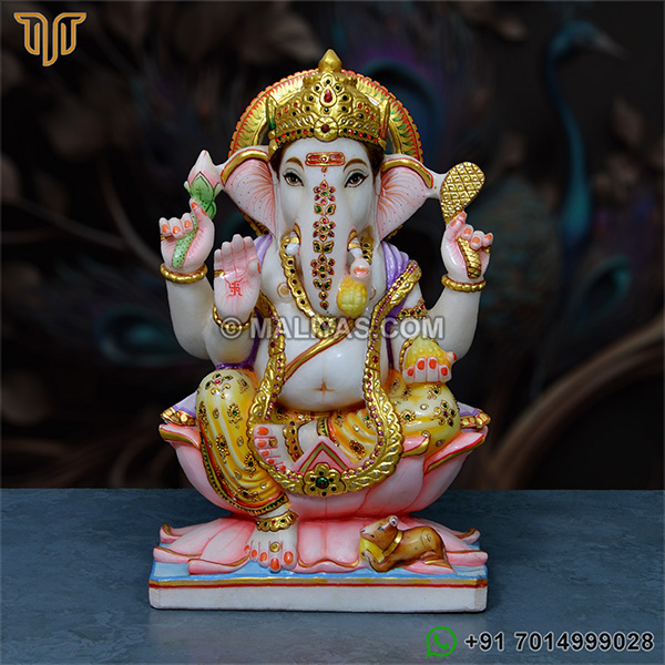 Marble Ganapati Murti