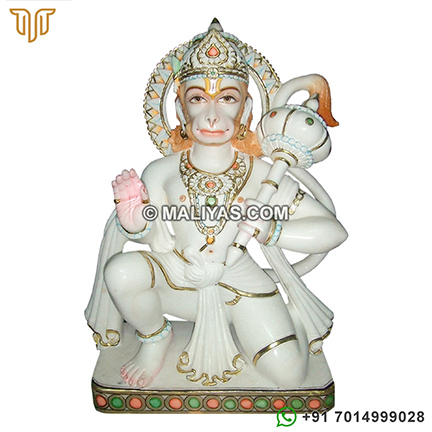 Marble Hanuman Idols Statue