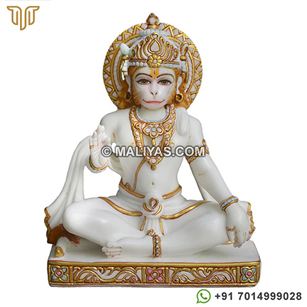 Marble Hanuman Statue