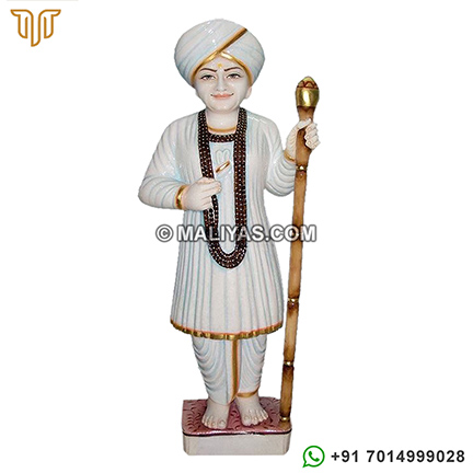 Marble Jalaram Bapa Sculpture