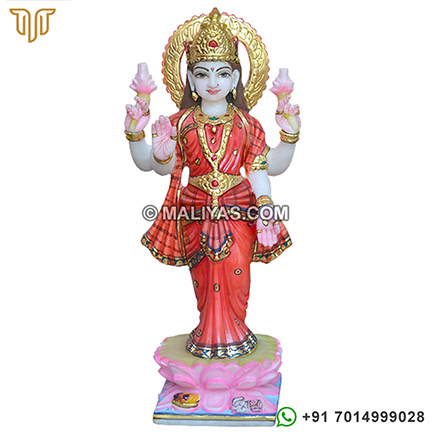 Marble Laxmi ji Idols