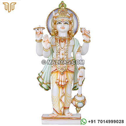Marble Lord Narayan Moorti