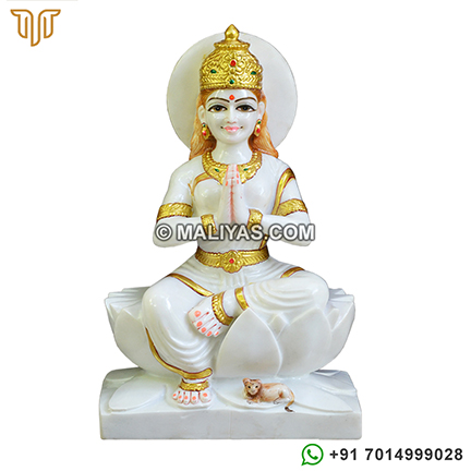 Marble Murthi of devi Parvati