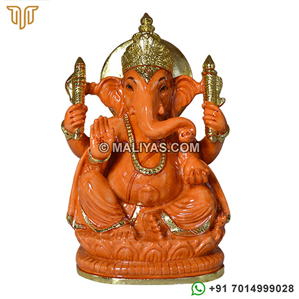 Marble Religious Ganpati Statue