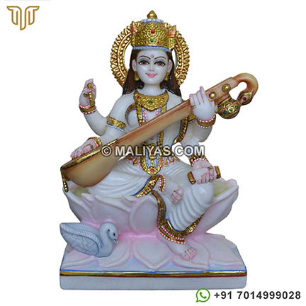 Marble Saraswati Idol buy online