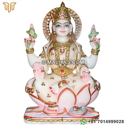 Marble Sculptures of Goddess laxmi