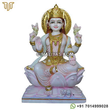 Marble Sculptures of Goddess laxmi