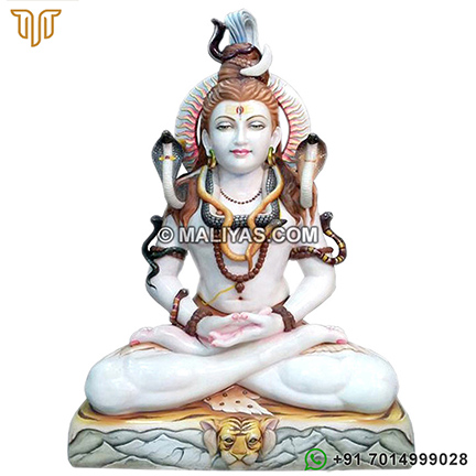 Marble Shankar Statue