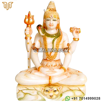 Marble Shiva Statue