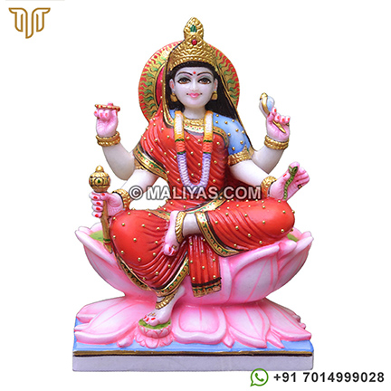 Marble Siddhidatri Durga statue