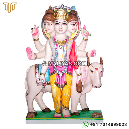 Marble Statue of Lord Dattatreya