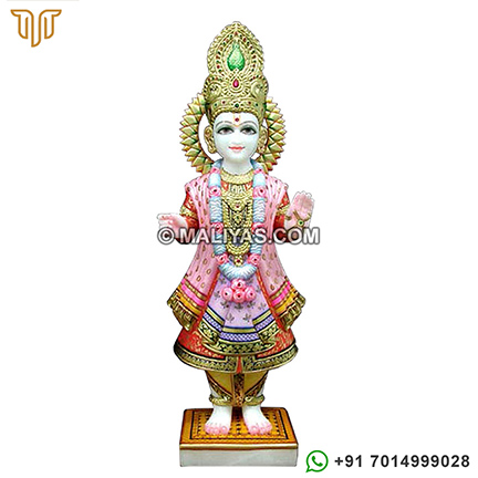 Marble Swaminarayan Bhagwan Murti