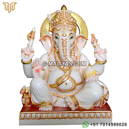 Marble ganesh Statue