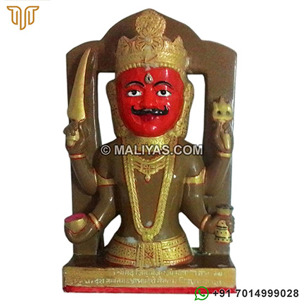 Nakoda Bhairav Statue in Marble