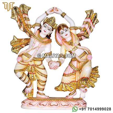 Radha Krishna Statue in dancing position