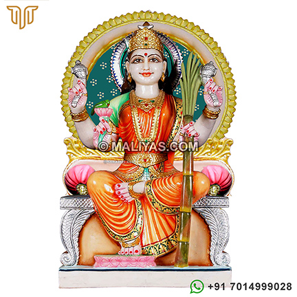 Raj rajeshwari mata Murti from makrana marble stone
