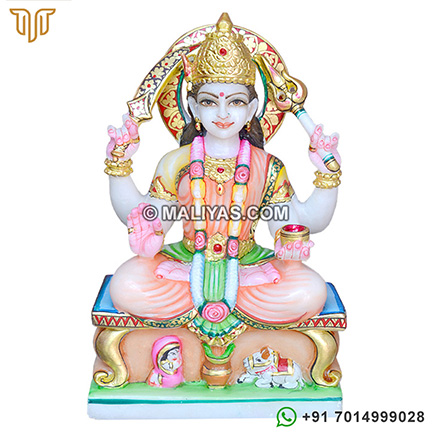Santoshi Mata Goddess Statue from Marble