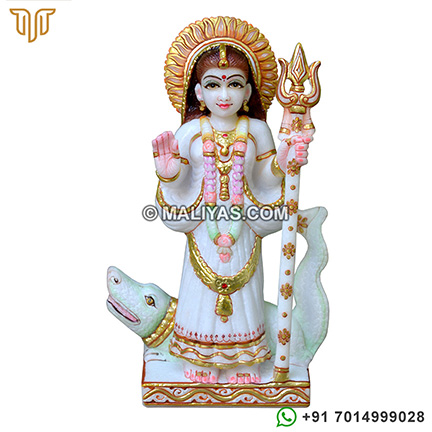 Small khodiyar maa marble murti