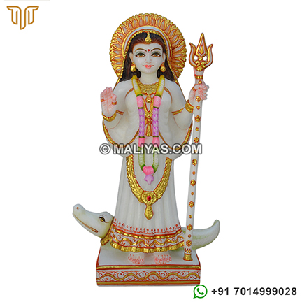 Superior quality Marble Khodiyar Maa Statue