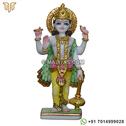 Vishnu Ji Marble Statue
