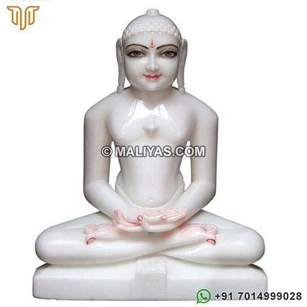 White Marble Bhagwan Adinath Statue