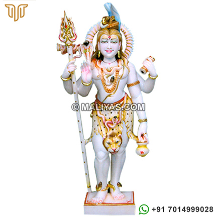 White Marble Standing shiv murti online